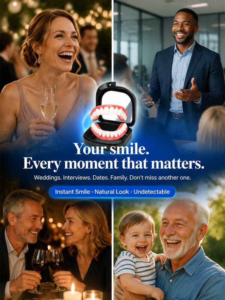 😁 [Limited Edition] Premium Dental Prosthesis – All-Inclusive, No Dentist Needed!