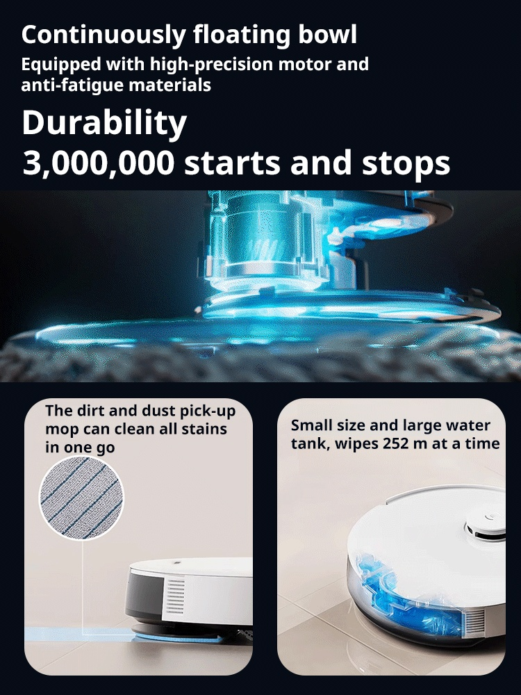 Intelligent three in one sweeping machine