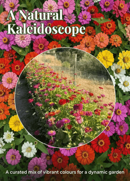 Double-flowered zinnia seeds sowing and blooming