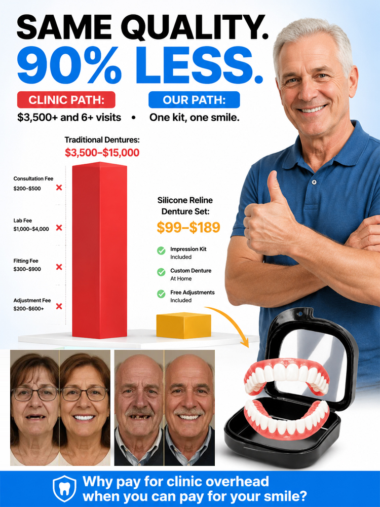 😁 [Limited Edition] Premium Dental Prosthesis – All-Inclusive, No Dentist Needed!