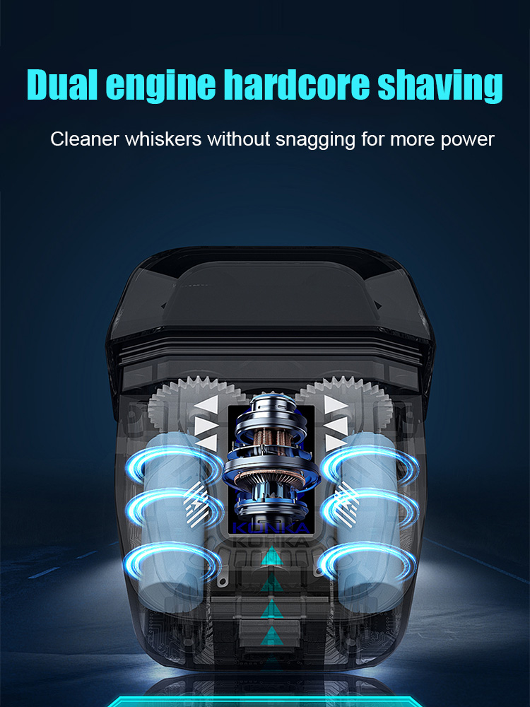 German magnetic blade digital display shaver