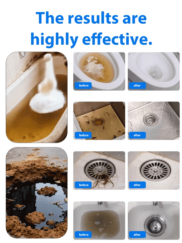 🚿 Unclog Any Drain in 3 Seconds – No Plunger, No Plumber! 🚿NASA-Level Nano Tech • Kills Odors & Bacteria • Safe for All Pipes