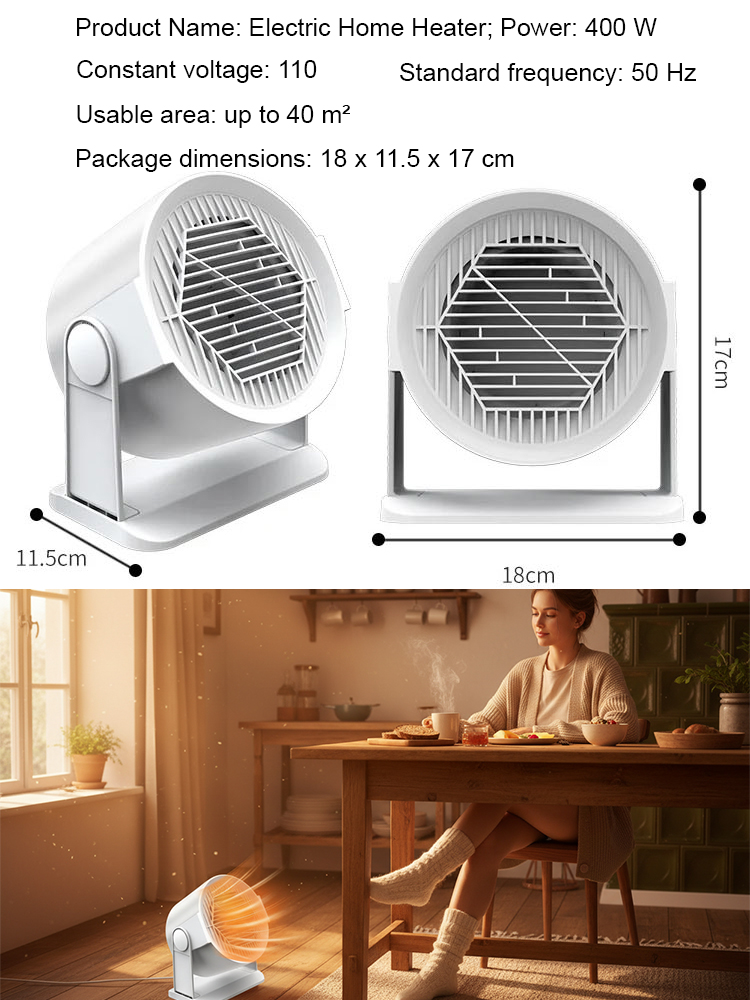 Heats 1,000 sq ft in 3 seconds. One device equals four household heaters.