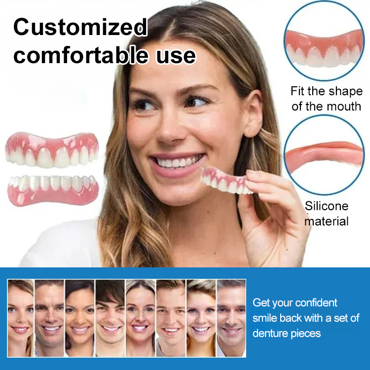 Perfect Smile Dentures🦷 – 1 Second to White, Neat Teeth & Boost Confidence 100x
