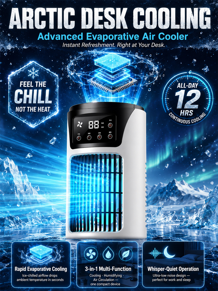 [2026 Bestseller in Europe and America] Instant-Cooling Air Conditioner for Home [Perfect for Hot Climates!]