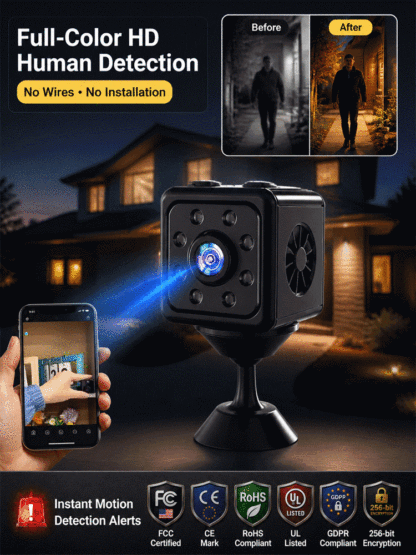🕵️‍♂️ Invisible Wireless HD Camera – Zero Setup, Zero Fees, Total Peace of Mind
