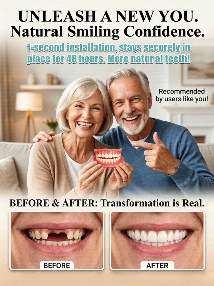 🔬🏥The Better-Than-Implant Solution! 30 Years of Research for a Flawless, Secure Fit.