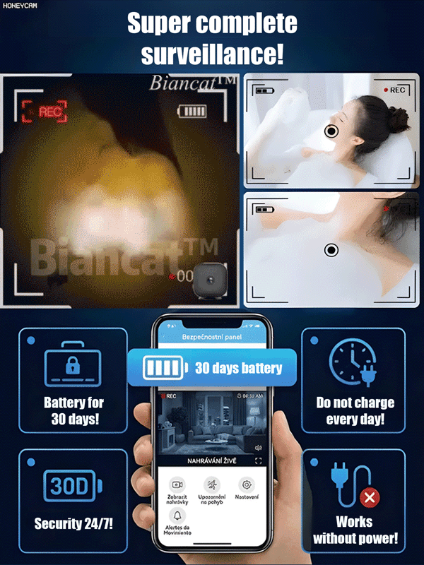 Mini Infrared Night Vision Camera ✨ Wireless & Magnetic ✨ 100% Hack-Proof 🛡️