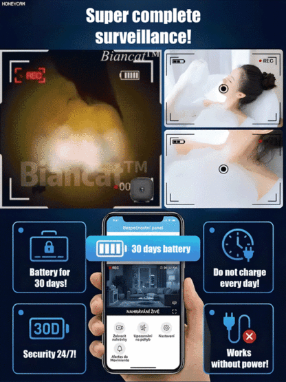 Mini Infrared Night Vision Camera ✨ Wireless & Magnetic ✨ 100% Hack-Proof 🛡️
