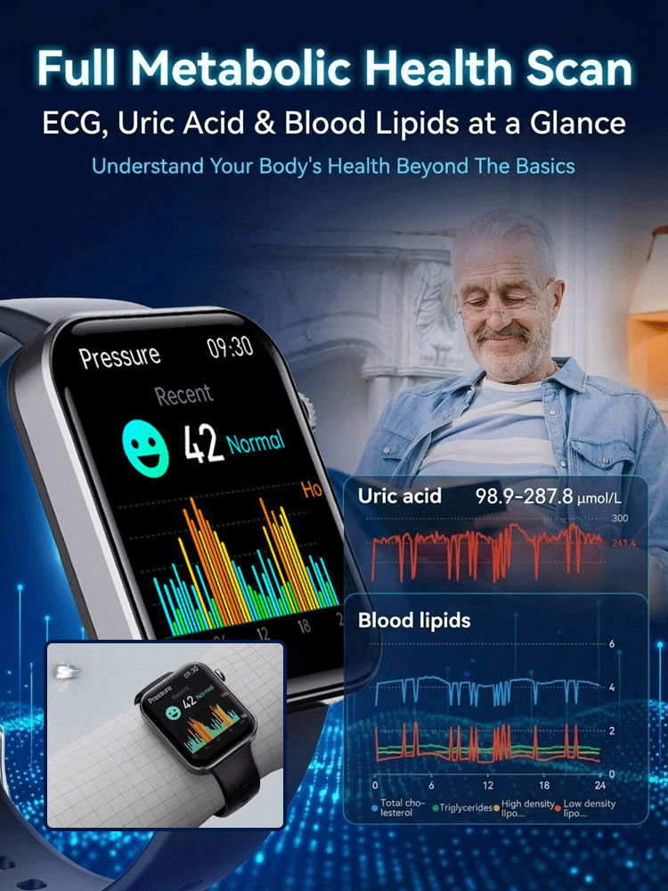 SM29 AI Smartwatch for Blood Glucose Measurement