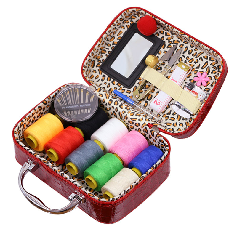 Portable Sewing Kit Needlework Box