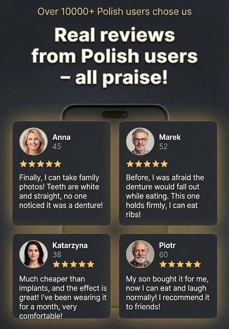 Instant perfect smile, dual-color optional denture box