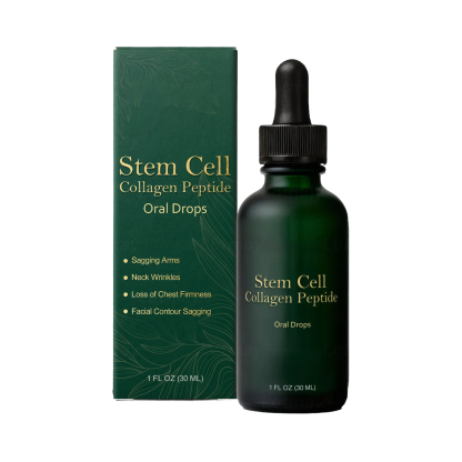 "Drink to Youth: Stem Cell Collagen Peptide Oral Drops"