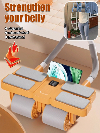 Four automatic recoil belly roll belly healthy belly wheel
