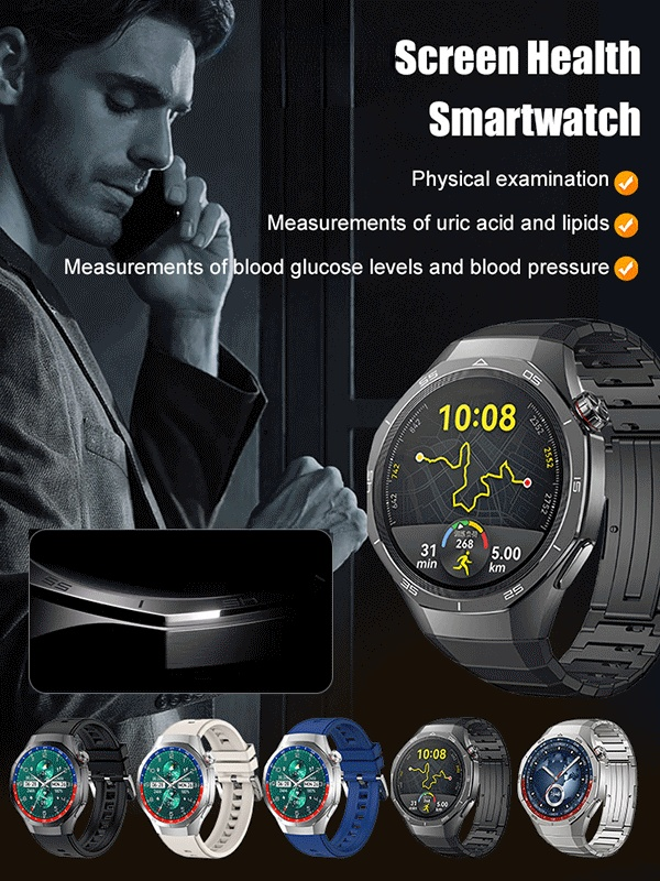 ⌚️Smart Touchscreen Watch, 24/7 Health Monitoring, Battery Life Up to 10 Days