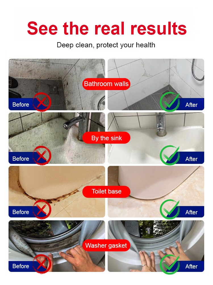 【Instant Wall Revival】3-in-1 Stain & Mildew Remover + Surface Refinisher