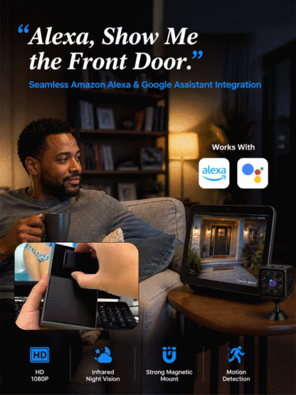 🕵️‍♂️ Invisible Wireless HD Camera – Zero Setup, Zero Fees, Total Peace of Mind
