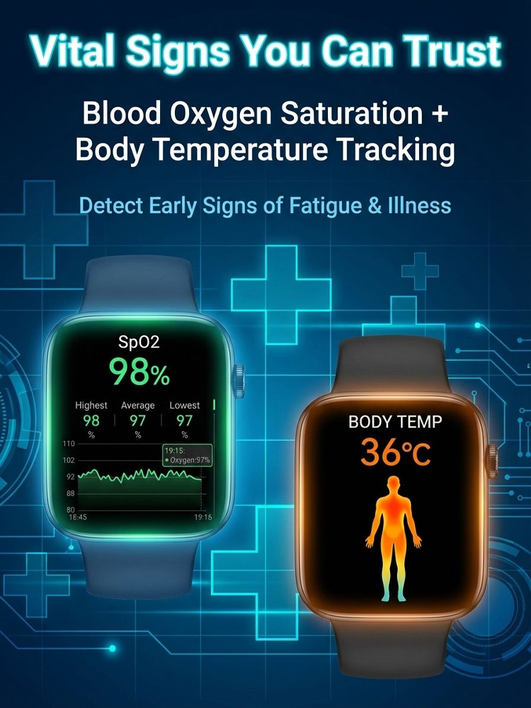 SM29 AI Smartwatch for Blood Glucose Measurement