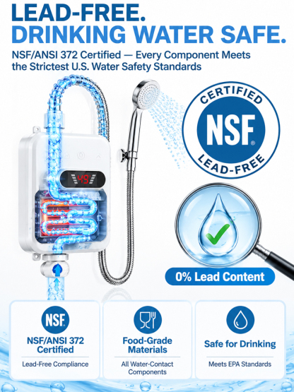 🔥 Instant Hot Water Heater | No Plumbing, No Tank