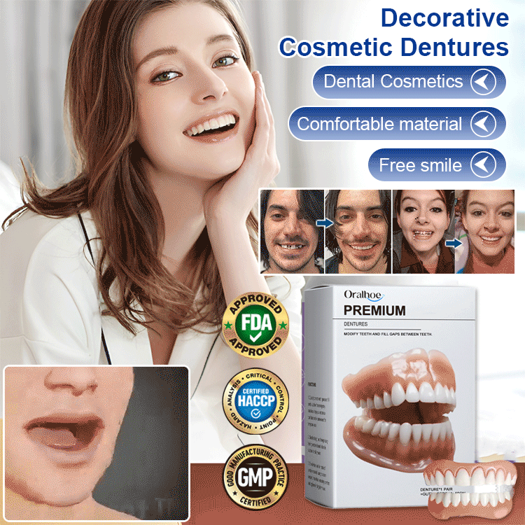 Perfect Smile Dentures🦷 – 1 Second to White, Neat Teeth & Boost Confidence 100x