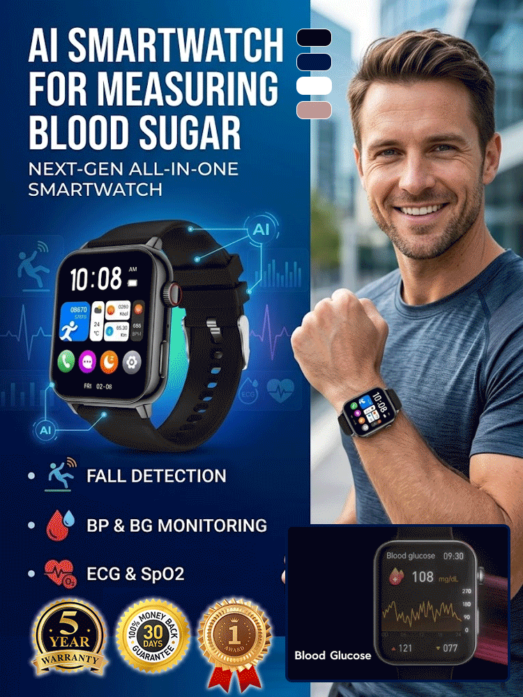 SM29 AI Smartwatch for Blood Glucose Measurement
