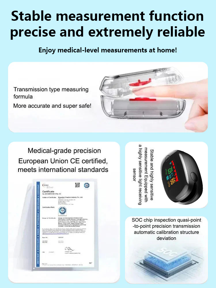  Finger Pulse Oximeter