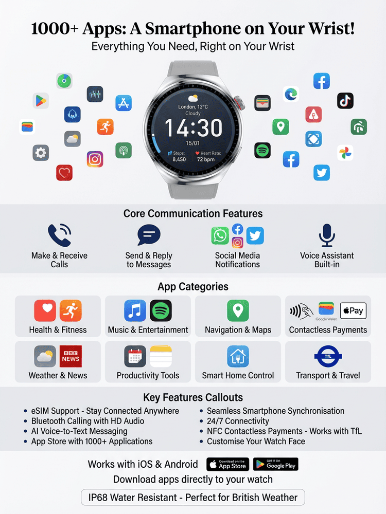 【Endorsed by Medical Doctors!】The Latest Smart Health Watch！The Premium Choice for Professionals!