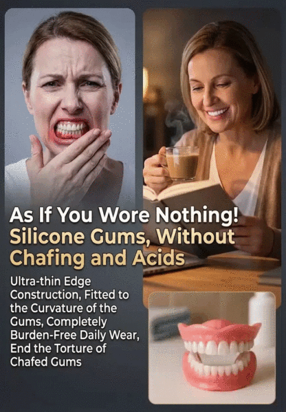 Instant perfect smile, dual-color optional denture box