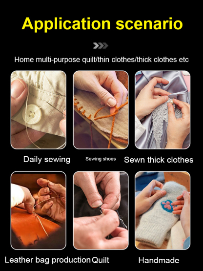 ✨【34-Piece Ultimate Value Kit Steel Needle Sewing Kit】– Your Ultimate Precision Stitching Companion!