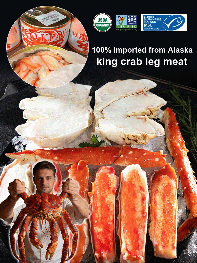 🦀 Wild Alaska Crab Legs – Ready to Eat, Ocean-Fresh in Every Bite