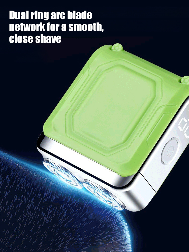 ✂️✂️✂️Digital display mini portable shaver, shave clean and you will look 20 years younger 🔋Ultra-long battery life, instant clean with one shave, easy rinse for cleaning, compact size, and highly portable.