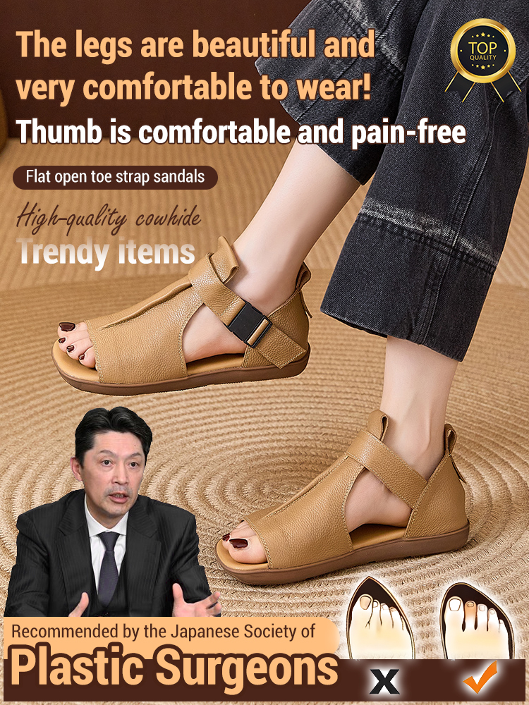【Handmade in Kobe, Japan】Genuine Leather Sandals – 50% Off for a Limited Time!
