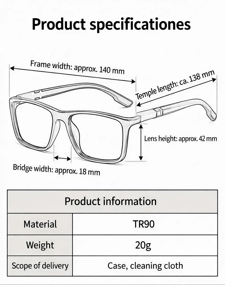 👓 Ophthalmologist-Recommended | Sabae Precision Eyewear Auto-Focus Reading Glasses with Blue Light Protection • No Eye Exam Needed • Adjustable from –10.0 to +10.0 Diopters • Ultra-Lightweigh