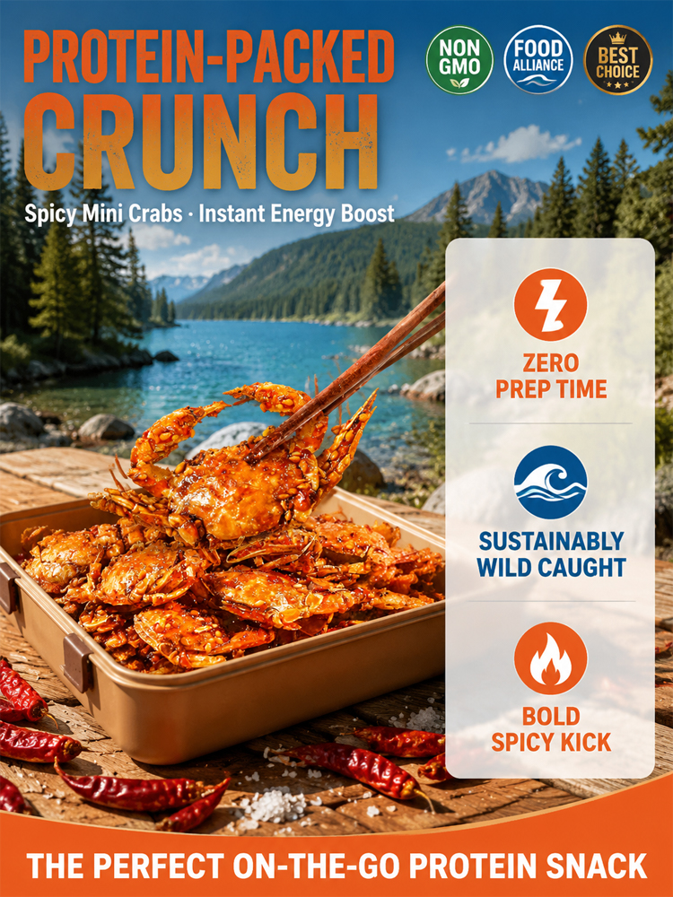 🚫 Stop Eating Junk! Try Oven-Baked Alaskan Crispy Crabs – Crunchier Than Chips!