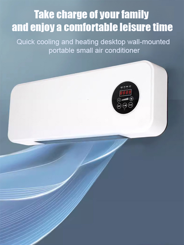【Wall-Mounted Portable Air Conditioner】Cools a 100-square-meter home by 68°F in just 1 minute. Full refund if not satisfied with the cooling effect.