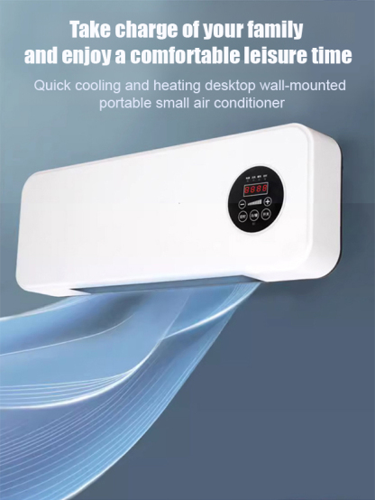 【Wall-Mounted Portable Air Conditioner】Cools a 100-square-meter home by 68°F in just 1 minute. Full refund if not satisfied with the cooling effect.