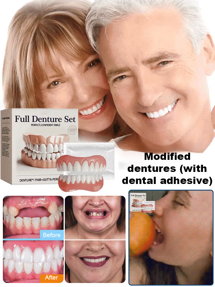 Denture cosmetic set
