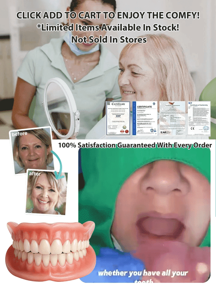 Natural Smile Denture Set – Over 200,000 units sold in just 3 days! ✨ 100% satisfaction guaranteed – Fixes yellowing teeth and missing teeth in seconds.