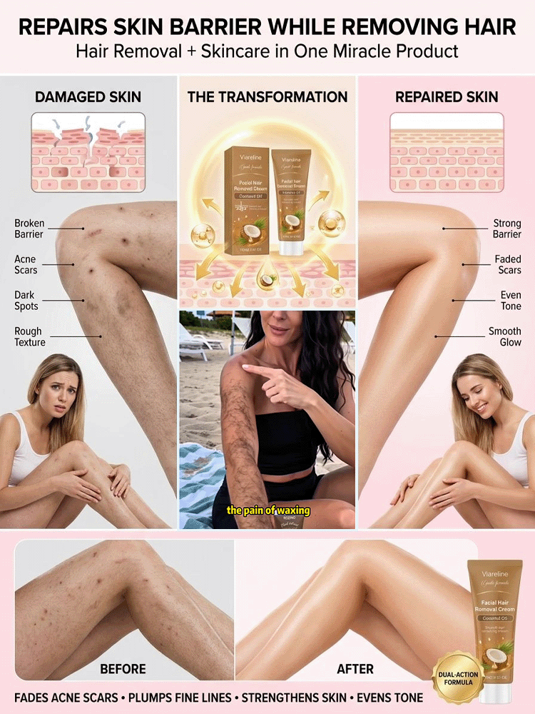 [Painless Hair Removal] Plant Extract Coconut Oil Hair Removal Cream