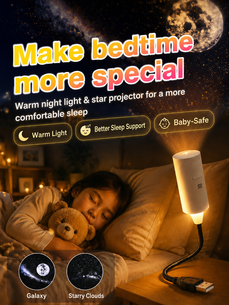 3D Ocean & Starry Sky Projector: Transform Your Home & Car into a Magical Underwater Paradise in Just 1 Second!
