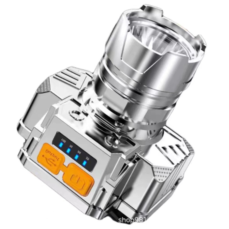 [Extremely bright and long-range] Super bright head-mounted strong light headlight