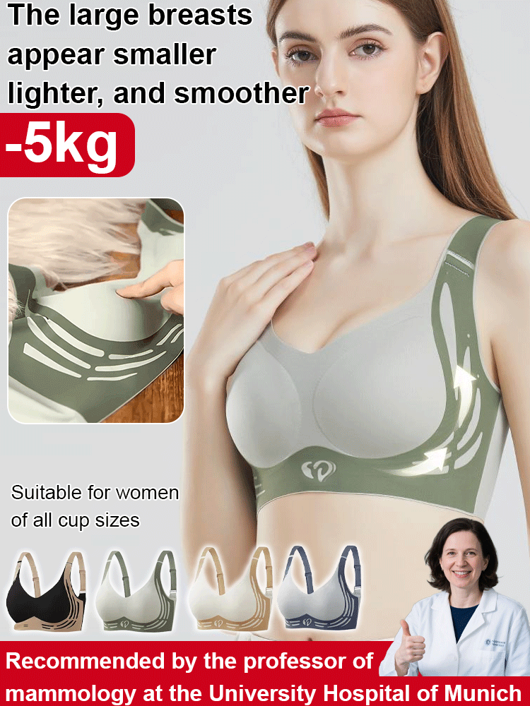 【FREE TRIAL OFFER!】Sculpting, figure-flattering bra in contrast color💖 Visually lose 20 lbs instantly — look slimmer, sleeker, and more confident!