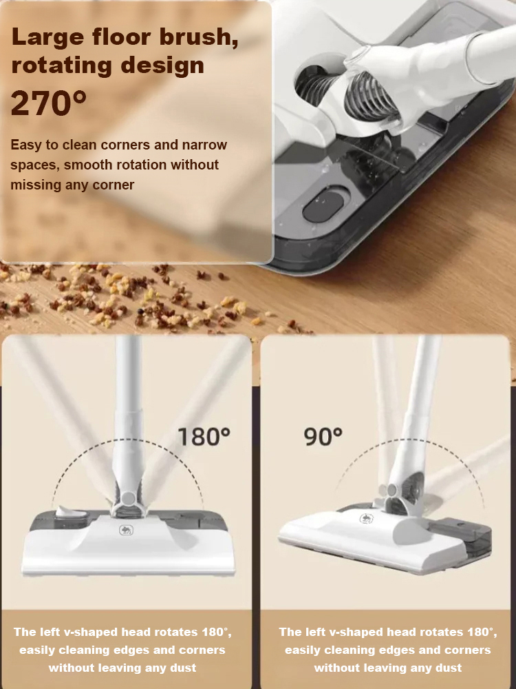 【Free Trial】Wireless handheld vacuuming and mopping machine, corner-to-corner cleaning!