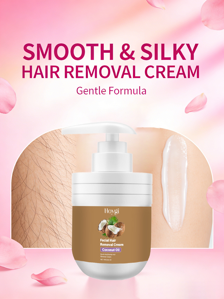 [Painless Hair Removal] Plant Extract Coconut Oil Hair Removal Cream