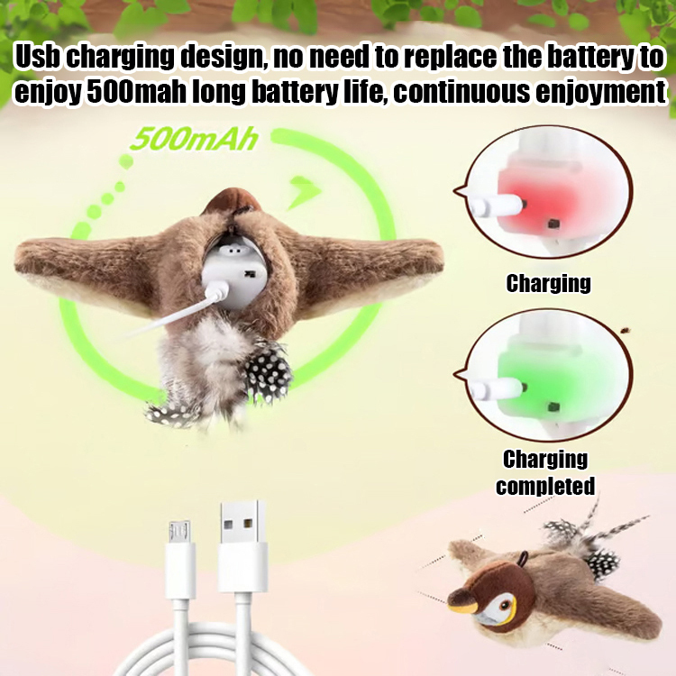Simulated Electric Shaking Bird Toy