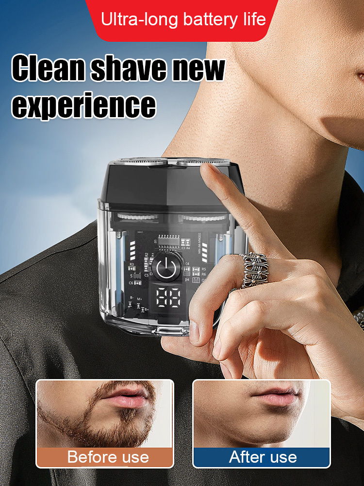 German magnetic blade digital display shaver