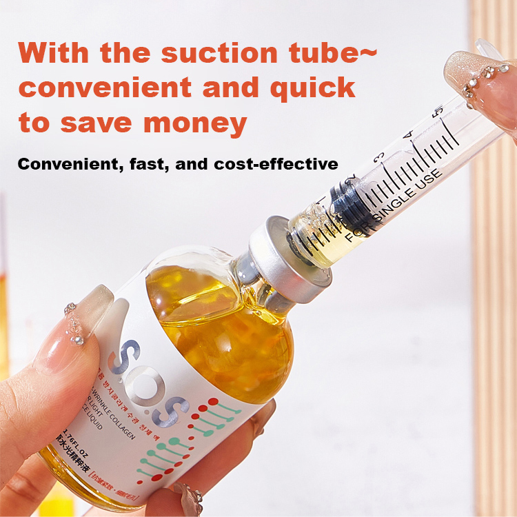 Anti-wrinkle collagen water light cell essence, feel the lift, see the glow — try it today, risk-free.