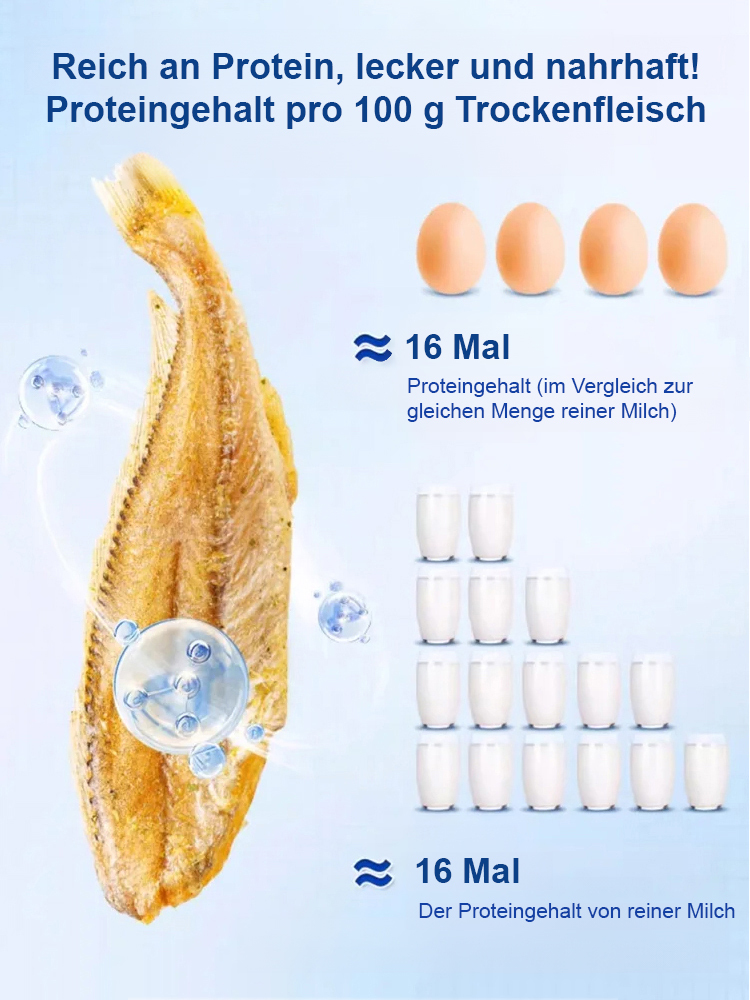 Fertig zum Genießen: Herzhaft-knusprige getrocknete Nordsee-Sprotten ❤ Nicht frittiert – kalorienarm ✅ MSC-zertifiziert aus nachhaltigem Wildfang