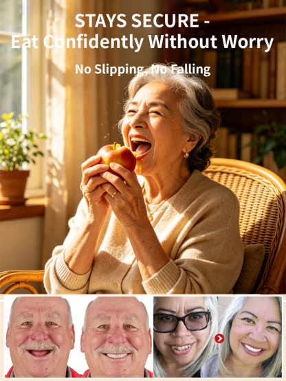 🔬🏥The Better-Than-Implant Solution! 30 Years of Research for a Flawless, Secure Fit.