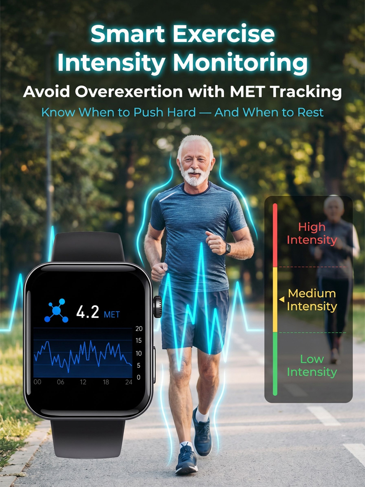 SM29 AI Smartwatch for Blood Glucose Measurement